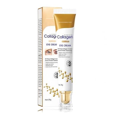 Kollagen Eye Cream - Augencreme Gegen Falten und Augenringe - Augenringe Entfernen Augencreme Gegen Tränensäcke - Nährend & Anti-Aging Augenpflege - augenringe Creme