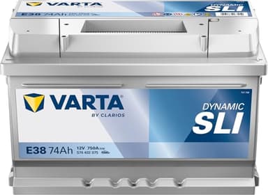 VARTA 74Ah 12V 750A 5744020753162 SILVER dynamic E38 DIN/ISO LB3 Starterbatterie