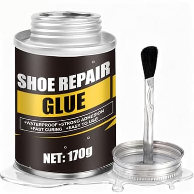 NoxGule 170g Kleber Schuhsohle, Kleber Für Schuhsohlen, Schuhkleber Sohlenkleber Extra Stark Wasserfest, Lederkleber Extra Stark, für Gummikleber Kunststoff PVC Kleber Wasserfest, Schnelle Klebezeit
