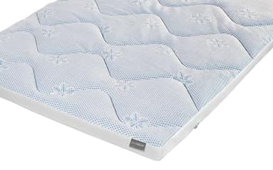 Traumnacht Cool Komfort Topper für Sommer und Winter mit kühlendem Doppeltuchbezug, 140 x 200, Öko-Tex Zertifiziert, produziert nach deutschem Qualitätsstandard