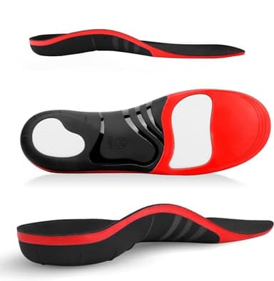 Orthopädische Einlegesohlen Plantar Fasciitis Hohe Arch Support Schuheinlagen für Plattfüß Fußschmerz Fersensporn Einlagen Gel Einlegesohlen Arbeitsschuhe für Herren Damen