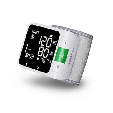 medisana BW 360 connect Handgelenk-Blutdruckmessgerät, Blutdruck- und Pulsmesser mit Bluetooth App, Ampel-Skala, und Speicherfunktion, Blutdruckmanschette mit Aufbewahrungsbox