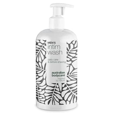 Intimwaschgel für Männer (500 ml) gegen Irritationen, Juckreiz und Geruch – Mit 4-Terpineol bekannt aus Teebaumöl, Kakadu-Pflaume und Glycerin