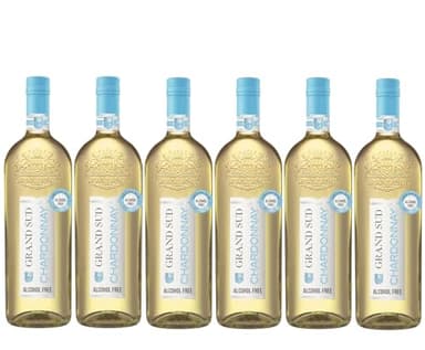 Grand Sud - Alkoholfreier Weisswein, Frischer und süffiger Chardonnay (6 x 1 L)