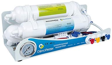 Osmofresh: Osmoseanlage Smartline Gold 50 GPD | Umkehrosmose Wasserfilter bis zu 190L Tagesleistung Direct Flow Frischwasser - kein Tank erforderlich | Aquaristik | Meerwasseraquaristik