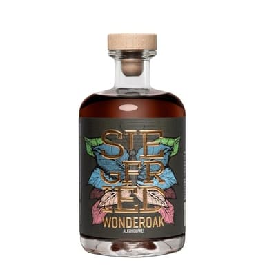 Siegfried Wonderoak | Alkoholfrei | Von den Machern des beliebten Wonderleaf | Vegan | ohne Farbstoffe und künstliche Aromen | 500ML