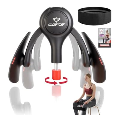 Oberschenkeltrainer, 15-70 lbs Beckenbodentrainer für Frau, Multifunktionaler Gesäßtrainer, Po Trainer mit Resistance Bands, Beinpresse für Zuhause, Beckenboden Trainingsgerät zum Formen, Yoga