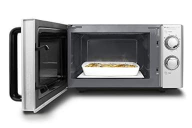 CASO MG 20 Ecostyle Ceramic - Design Mikrowelle mit Grill, Testsieger Haus & Garten Test, größere Nutzfläche dank CASOTEK Boden, 20 Liter, Garen auf zwei Ebenen