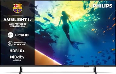 Philips Ambilight 65PUS8000 4K LED Smart TV – Display 65 Zoll mit Pixel Precise Ultra HD, Titan OS und Dolby Atmos-Sound, kompatibel mit Alexa und Google Sprachassistenten