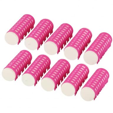 Lockenwickler Locken Wickler Set, Thermolockenwickler, 10 Stück mit 3 cm Durchmesser, Heißwasser, Heiße Wickler DIY-Lockenwickler für Zuhause: Müheloses Lockenstyling in Eigenregie