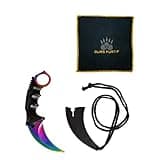 Karambit Messer Scharf - Jagdmesser Feststehende Klinge Real Steel - Survival, Camping, Tactical, Kampf, EDC, Selbstverteidigung, Csgo Outdoor Knife Stainless Steele, jagtmesser - Fade