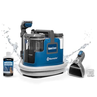 Vacmaster 500W Polsterreiniger Gerät und Nassauger 17Kpa Waschsauger Teppichreiniger Textilreiniger Waschsauger für Teppich sofa Vorleger, Polster, Treppen und Autos SCB0501