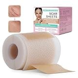 QaZanteiar Silikon-Narbenblätter (1,6" x 59" - 1,5M), 30 Stück Silicone Scar Sheets, Silikonpflaster für Narben Ultradünn Flexibel für Alle Hauttypen, Sicher und Wirksam Bei Narben und Keloiden