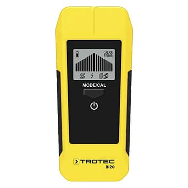 TROTEC Ortungsgerät BI20 – Kabelfinder, Leitungsfinder für Wand – Detektionstiefe von Stromleitung bis zu 50 mm