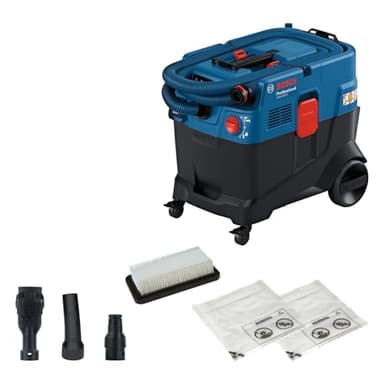 Bosch Professional Allessauger Gas 400 A (1200 W, automatische Filterreinigung (AFC), inkl. Hauptfilter, Schlauch, Werkzeugadapter, Krümmer, 2X Entsorgungssack)
