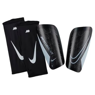 Nike Unisex – Erwachsene merc lite fa22 Schienbeinschoner, Black/Black/White, M EU