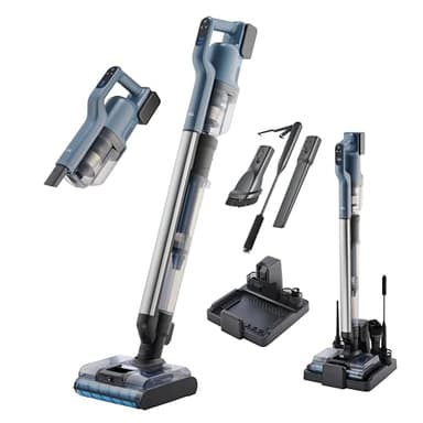 AEG 2-in-1 Nass- und Trocken Akku Staubsauger, Wischfunktion, Wet&Dry, kabellos, Hartboden, Selbstreinigung, Digitale Inverter-Motor, 18000 Pa, Intelligente Schmutzerkennung, Automodus, Blau, AW82U1DB