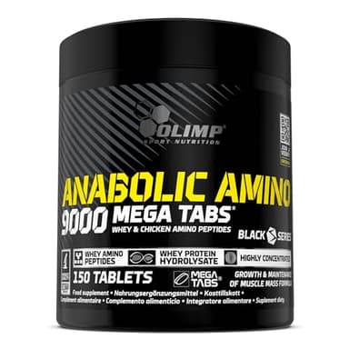 Olimp Sport Nutrition Aminosäuren Komplex hochdosiert - 150 Kapseln - Anabolic Amino 9000 Mega Tabs