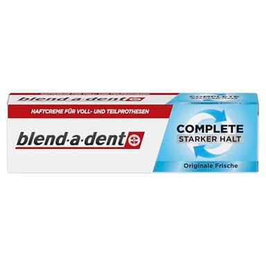 Blend-a-dent Complete Haftcreme für Voll- und Teilprothesen, Originale Frische, 47g