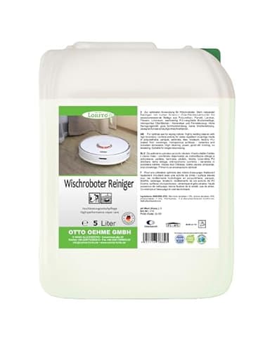 Lorito Wischroboter Reinigungsmittel 5L - Universalreiniger für alle Wischroboter, Bodenreiniger für Fliesen, PVC, Vinyl, Gummi und Linoleum auf Hochglanz