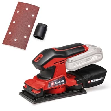 Einhell Akku-Schwingschleifer TC-OS 18/187 Li Solo Power X-Change (Lithium-Ionen, Micro-Klett, Griffflächen mit Softgrip, inkl. 1x Schleifpapier, ohne Akku und Ladegerät)