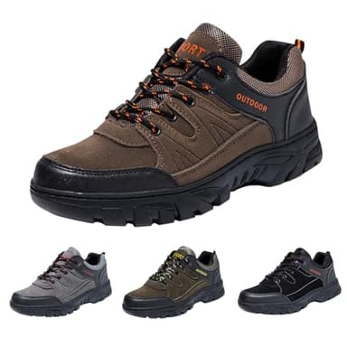 Generisch Wanderschuhe Trekking Wanderschuhe Herren Wasserdicht Outdoor Leichte Trekkingschuhe Atmungsaktiv rutschfest Knöchel Bergschuhe Trailrunning Schuhe Männer