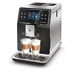 WMF Perfection 880L Kaffeevollautomat mit Milchsystem,18 Getränkespezialitäten, Double Thermoblock, Edelstahl-Mahlwerk, Nutzerprofil, 1l Milchbehälter, TÜV Hygienezertifikat