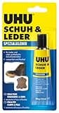 UHU Spezialkleber Schuh und Leder, Schneller Spezialkleber zum Kleben von Leder und Gummi, 30 g