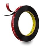 InTrans Doppelseitiges klebeband extra stark 300 x 1 x 0.11 CM, Montageband Klebeband Doppelseitig Streifen passend für Autos, LED Streifen Leuchten, Home/Office Dekoration