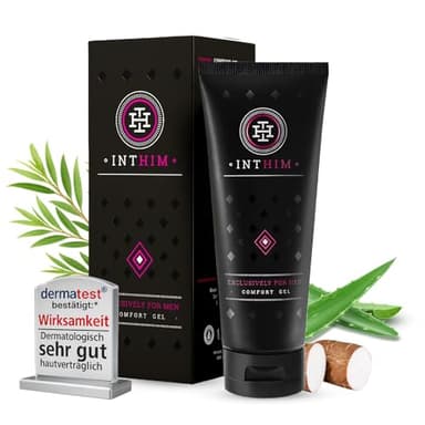 IntHim Intimpflege Männer After Shave - Bei Rötungen, Rasurpickeln & Juckreiz - Intim Creme mit Aloe Vera und Teebaumöl - Erfrischend und antibakteriell - Ideal für empfindliche Haut