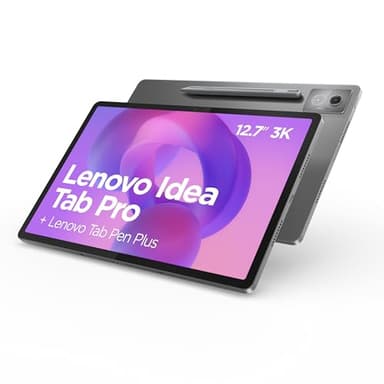 Lenovo Idea Tab Pro Tablet | 12.7" 3K Display | MediaTek Dimensity 8300 | 8GB RAM | 256GB eMMC Speicher | Android | Luna grau | inkl. Lenovo Tab Pen Plus