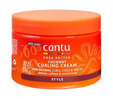 Cantu Lockencreme mit Sheabutter und Kokosnuss, für natürliches Haar, 340 g