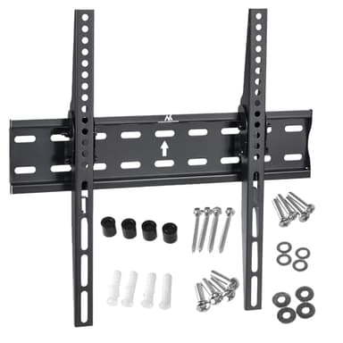 Maclean MC-862 TV Wandhalterung 26-55" bis 40kg max. VESA 600x400mm Universal OLED QLED LCD LED Plasma Halterung Neigbar Slim Design