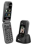 TTfone TT970 Whatsapp 4G Touchscreen Senior Big Button Flip Handy - mit 8MP Kamera und Hörgerät kompatibel und Notfallhilfe-Taste (Solo)