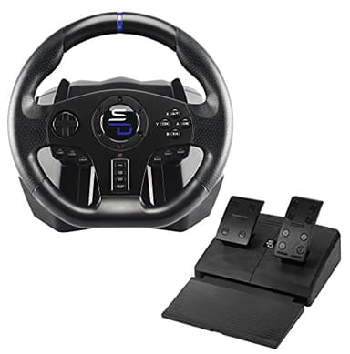 SUBSONIC Superdrive - Rennlenkrad SV750 Drive Pro Sport Lenkrâd mit Pedal, Shift und Vibration - Xbox Serie X/S, PS4, Xbox One, Switch, PC (programmierbar für alle Spiele)