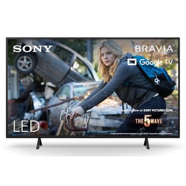 Sony BRAVIA, KD-43X75WL, 43 Zoll Fernseher, LED, 4K HDR, Google TV, Smart TV, Works with Alexa, BRAVIA CORE, HDMI 2.1, Gaming-Menü mit ALLM
