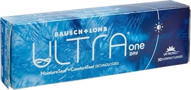 Bausch + Lomb ULTRA ONE DAY Tageslinsen | Bausch + Lomb | Sphärisch | 30 Linsen | BC 8.60 mm | DIA 14.2 | -2.50 Dioptrien