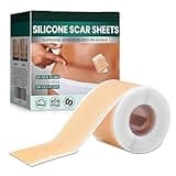 BOBOPACK Narbenpflaster (4 * 150cm), Silikonpflaster für Narben, Silicone Scar Tape Repariert Glatte Haut, Silicone Scar Sheets Tägliches Bequemes Leichtes Pflegepflaster