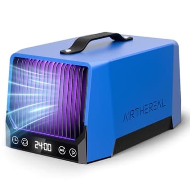 Airthereal DA25 Desktop-Ozongenerator – tragbares Ozongerät zur Geruchsbeseitigung von Rauch, VOCs und Tiergerüchen, für Ihr Haus, Garage, Auto und Räume bis 470m² (Blau)
