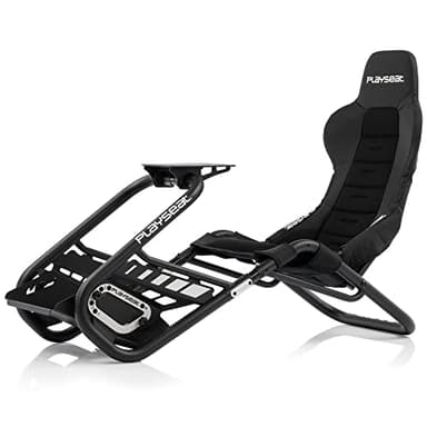 PLAYSEAT Trophy SIM Racing Cockpit | Hochleistungs Gaming Rennsitz | Unterstützt Direct Drive | Mit Allen gängigen Lenkrädern und Pedalen kompatibel | Für PC und Konsole geeignet | Schwarze Edition