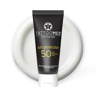 TattooMed Sun Protection LSF50 - Sonnenschutz für Tätowierte Haut - 1er Pack (1 x 100 ml)