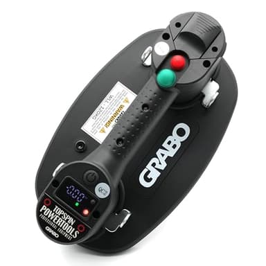 GRABO PRO – Digitaler Tragbarer Akku-Vakuum-Saugheber für Profis|Mit Auto-Nachsauge-Funktion | Maximale Hebekapazität 120 kg | Ergonomisches Design | Inklusive Textiltragetasche (2025 Modell)