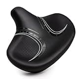 CDYWD Übergroßer Fahrradsattel Herren & Damen - Bequem, Weich, Extra Breit, Ergonomisch, Polster Fahrrad Sattel - Universal Ersatz Fahrradsitz, für Mountainbike, Cityrad, Ebike, Heimtrainer