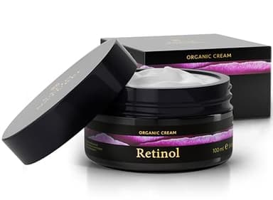 Satin Naturel Retinol Creme 100ml – Bio Aloe Vera & Salicylsäure – 100% Vegan – Anti-Aging & Anti-Pickel Feuchtigkeitscreme für unreine Haut – Premium Gesichtspflege