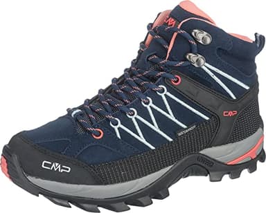 CMP Rigel Mid Trekking- & Wanderhalbschuhe Damen, Blau (B.Blue-Giada-Peach 92ad), 39 EU, 3Q12946