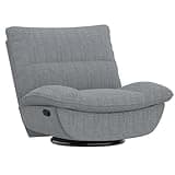 FLEXISPOT Relaxsessel, XC6, Manueller Sessel, Schlafsessel, Drehsessel mit Rocking, Liegesessel im Wohnzimmer, Fernsehsessel mit verstellbare Rückenlehne, Ruhesessel (Light Gray)