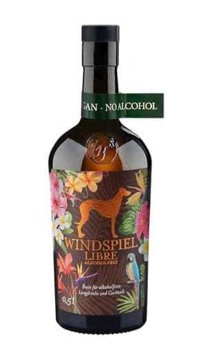 Windspiel Manufaktur GmbH Libre Alkoholfrei 0,5 Liter – veganes & Gluten- und Alkoholfreies Destillat