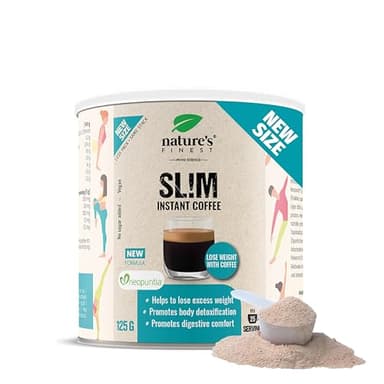 Nature's Finest by Nutrisslim Sl!m Coffee - Aromatischer Kaffee Zur Unterstützung Des Abnehmstoffwechsels – Mit Guarana Und Artischockenextrakt Für Ihre Ketogene Diät
