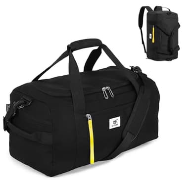SKYSPER Sporttasche Herren 40l, Sporttasche mit Rucksackfunktion Reisetasche Gym Tasche mit Schuhfach und Nassfach für Fitnessstudio Sport Reisen Schwimmbad