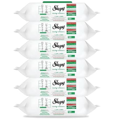 Sleepy Reinigungstücher für den täglichen Oberflächeneinsatz Reinigungstuch 6x100 Stück (Grün)